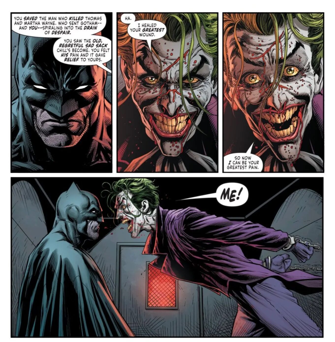 Эшкере джокер. Batjokes канон. Бэтмен против Джокер комикс. Бэтмен три Джокера комикс.