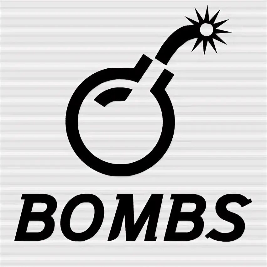 Музыкальная бомба. Bomba Music logo.