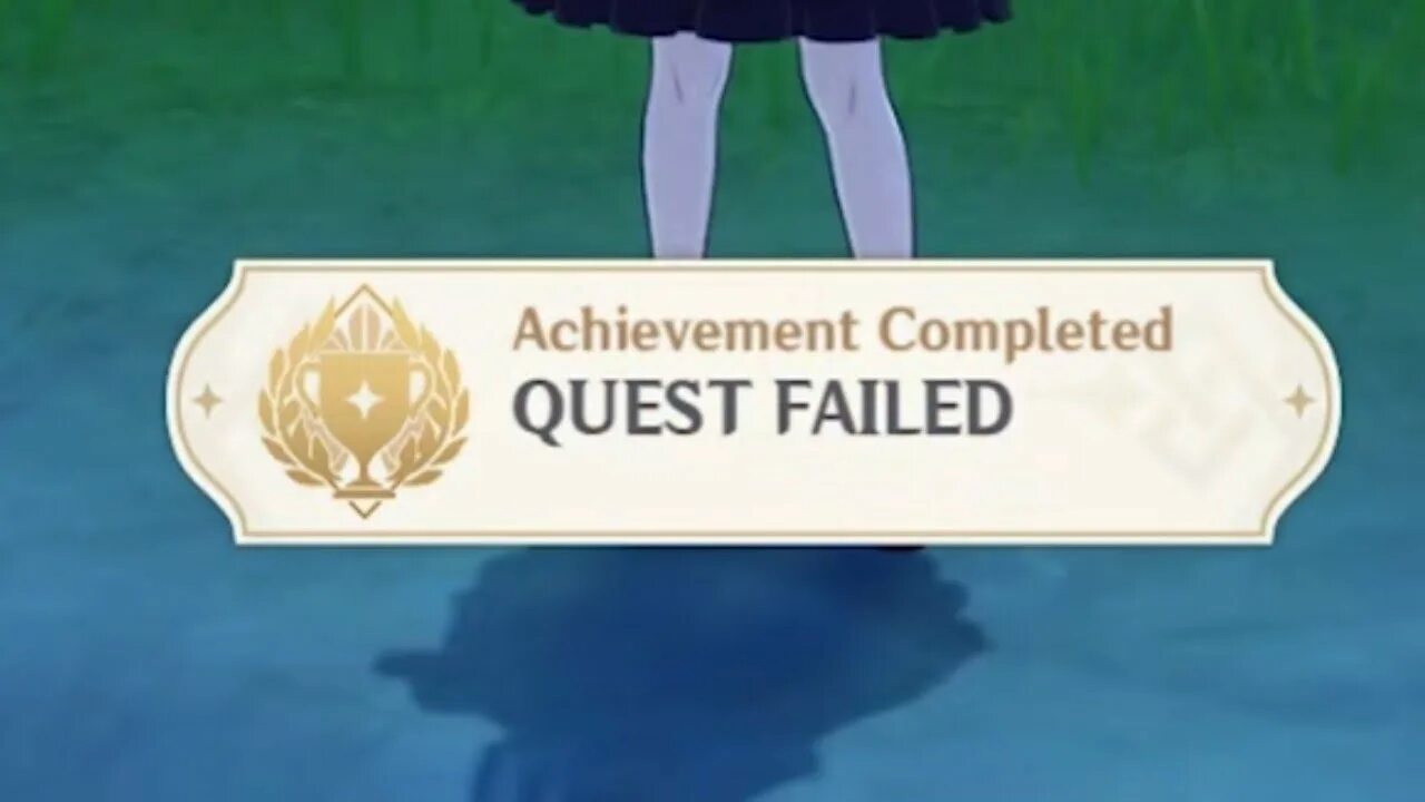 Quest failed