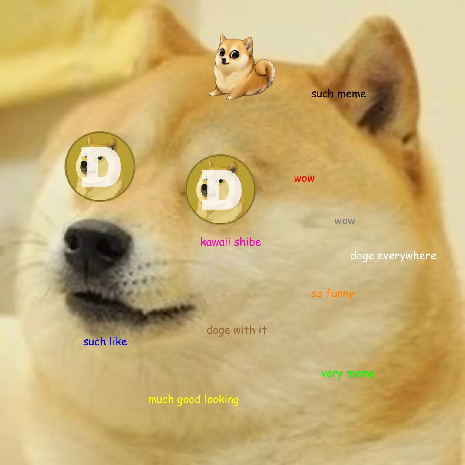 Doge. Such Doge. Доги мемы. Wow Doge Мем.