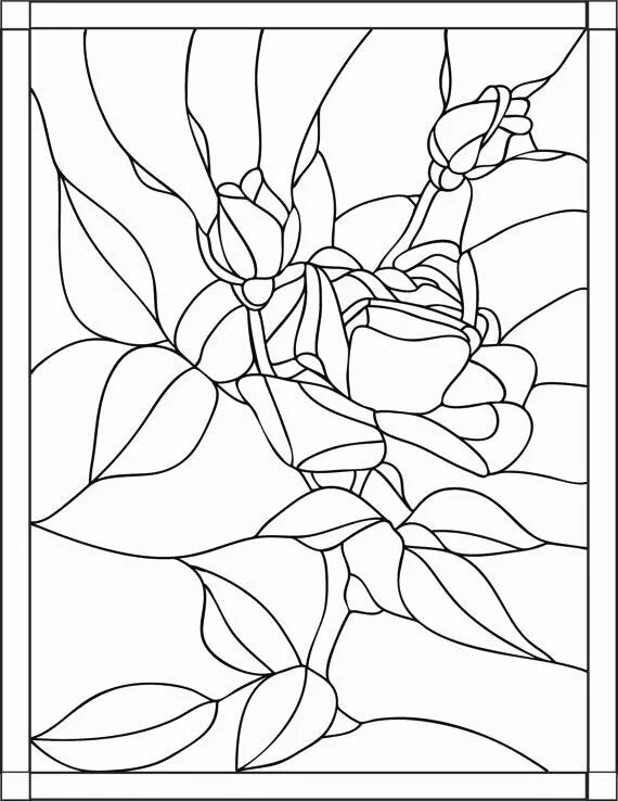 Картинки для витража на стекле распечатать (522 × 832) Vitrales, Diseños de pintura en cristal, P