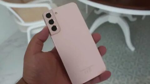 Galaxy s22 pink gold