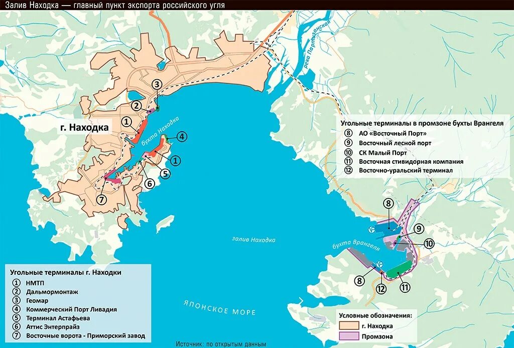 Карта находки приморский край. Порт Восточный находка на карте. Порт находка и порт Восточный на карте. Бухта Врангеля порт Восточный. Бухта Врангеля Приморский край на карте.