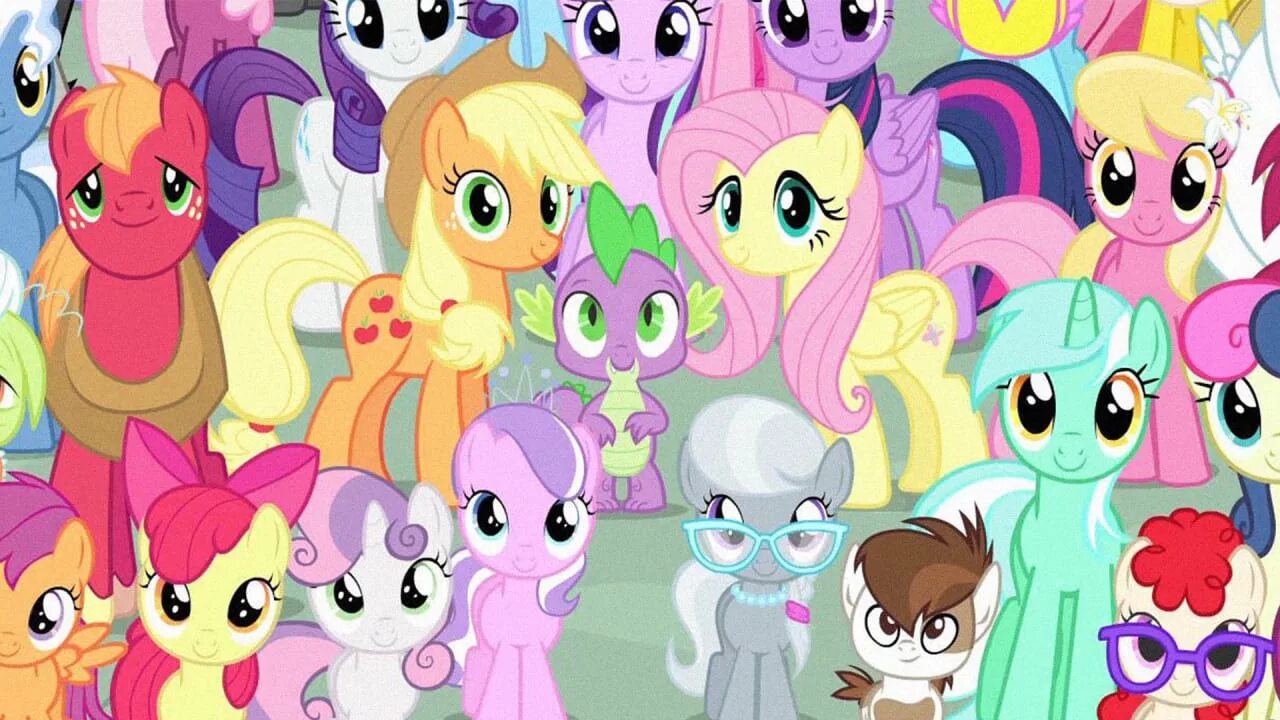 Как называется my little pony. My little pony герои. толпа пони. мой маленький пони персонажи. my little pony имена.
