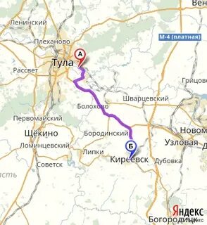 Киреевск новомосковск
