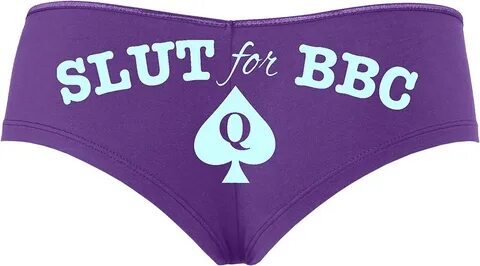 BBC Slut Cotton and Lace Bikini Panty Color Options for QoS Queen of Spades...