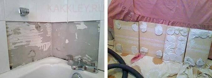 Как приклеить отпавшую
