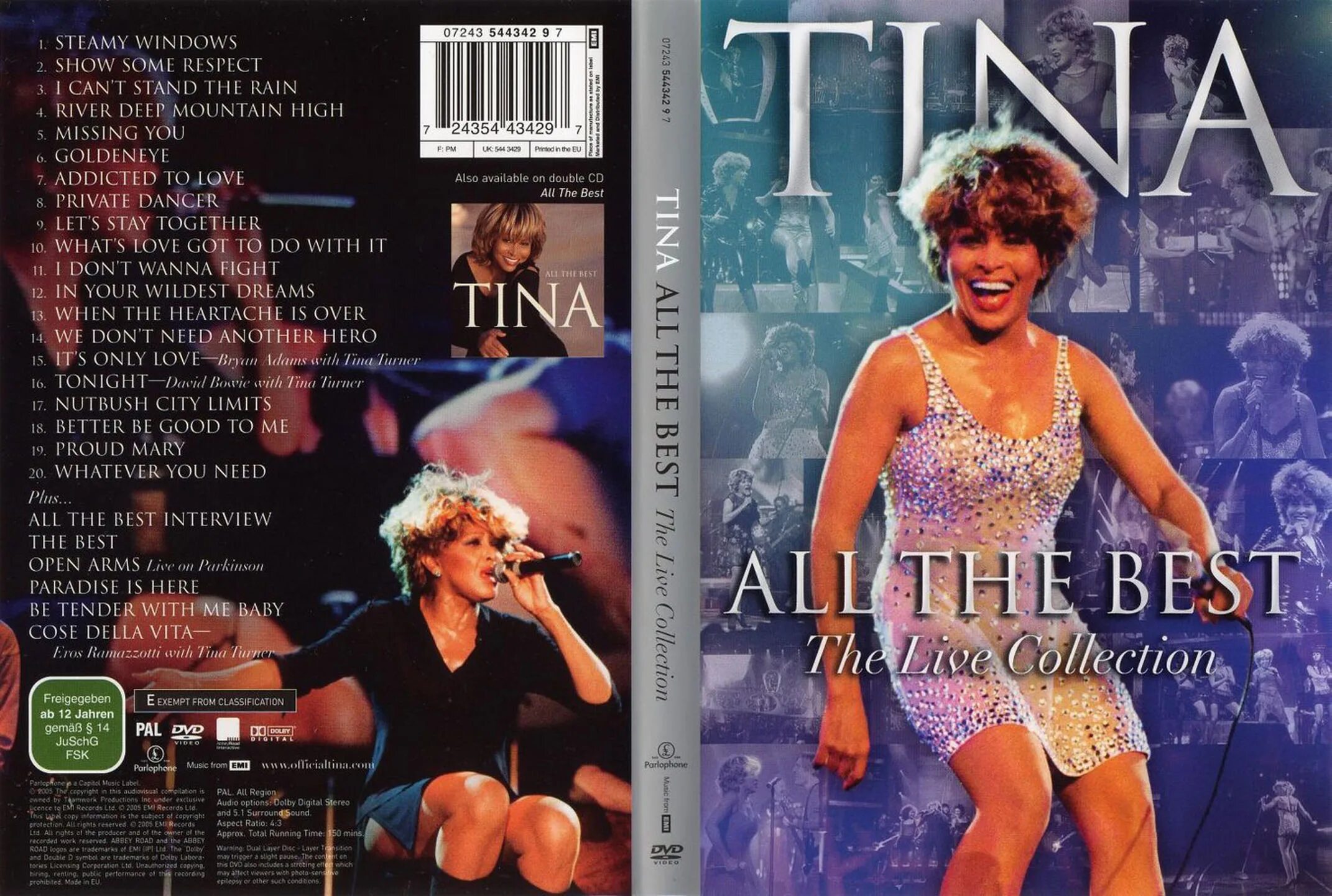 Tina Turner the best Live in Barcelona, 1990. Collection 2005