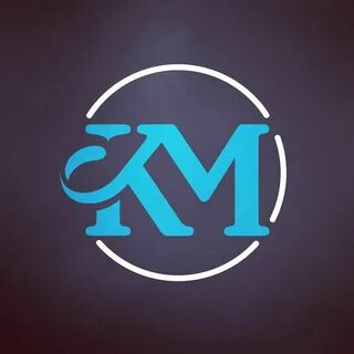 KM #monogram #logo #design #artdirection #agency #work #graphicdesign Письм...