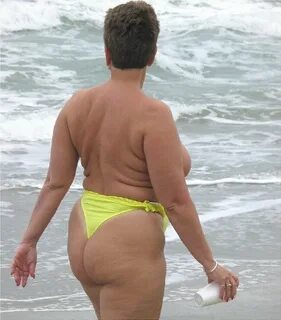 Grannys in thongs.