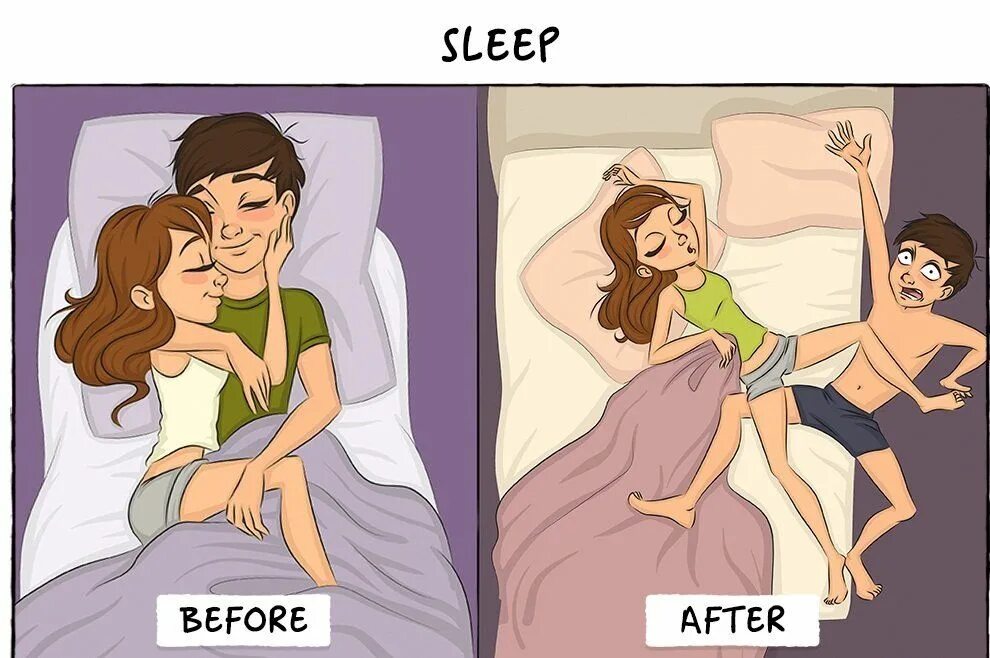 9 Illustrations That Perfectly Capture How Life Changes After Marriage LifeHac