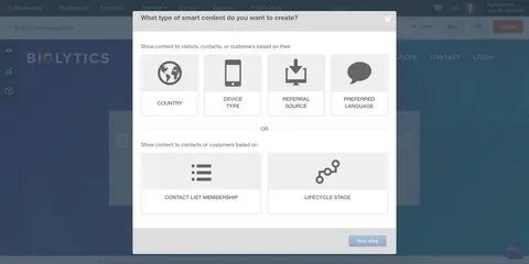 Content contacts