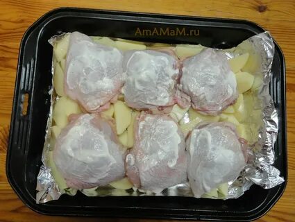 Бедрышки в фольге в духовке