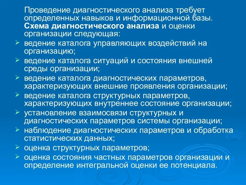 После проведения диагностической работы по истории. Методы диагностики схема аналитическая. Схема анализа диагностик. Методы проведения анализа и диагностики. Проведение диагностики организации.