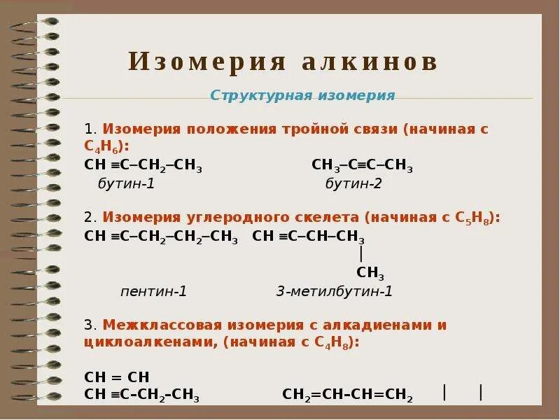 Выберите формулы алкинов