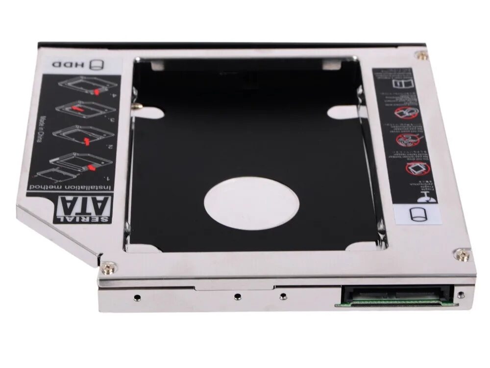 Салазки для ноутбука вместо dvd. Orient uhd-2sc12. салазки для ssd в ноутбук 12.7. адаптер dvd-slim sata отсек оптического привода ноутбука, алюминий. салазки в отсек dvd.