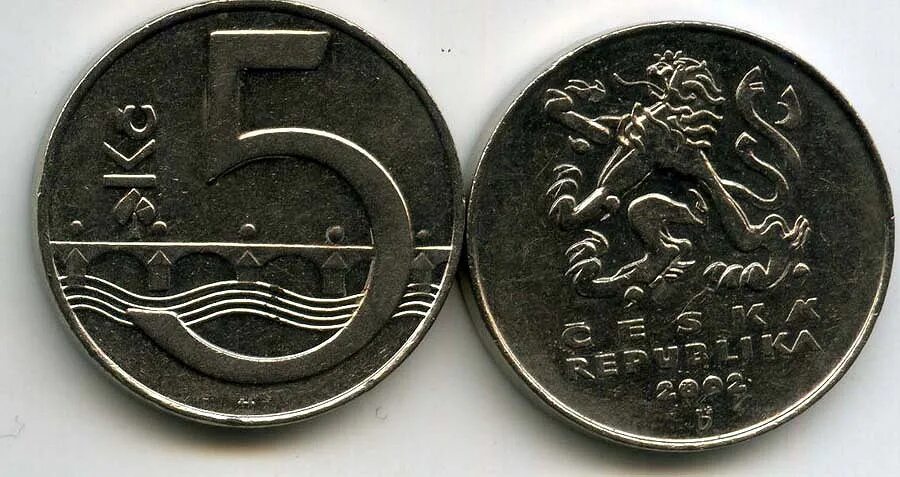 Монета 5 крон Чехия. Чехия 5 крон 2002 год. Чешские монеты 5 крон. Монета Ceska republika 2002. Mnt монета