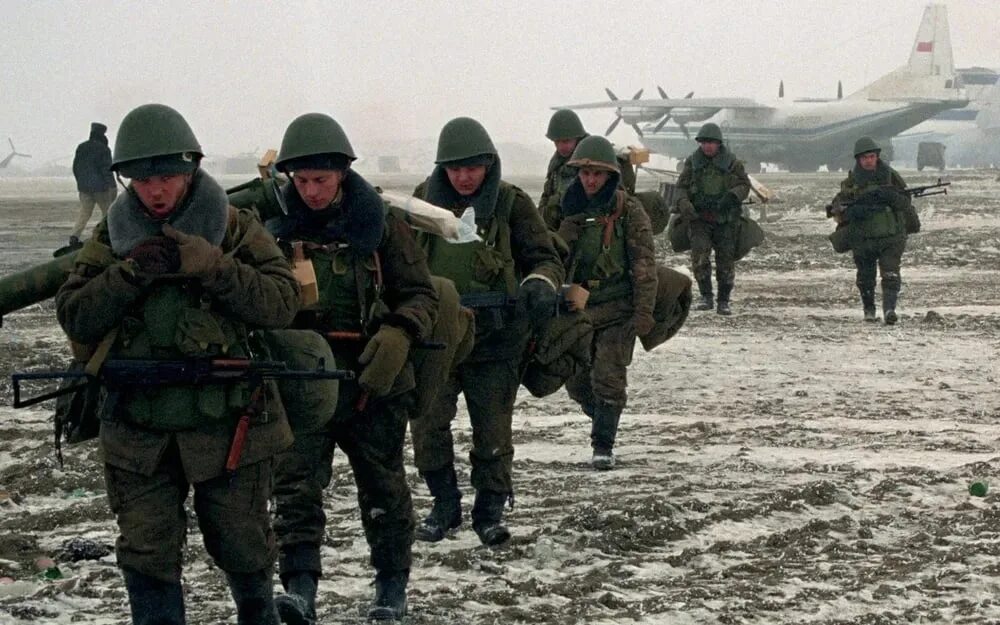 Почему военные в городах. Вс РФ В Чечне 1995.