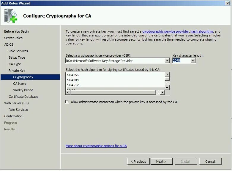 Install certs