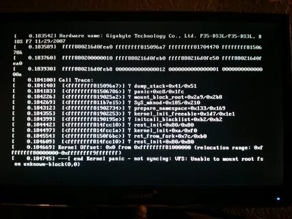 Unable to mount