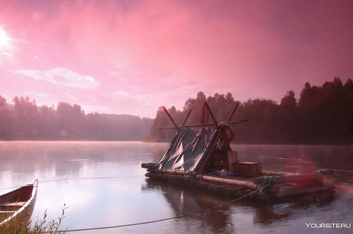 Деревня плоты