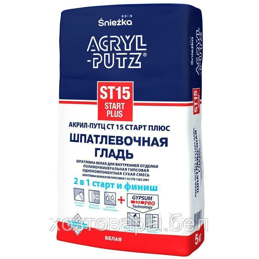 Шпаклевка минск. Акрил Путс шпаклевка 16. Акрил Путс шпаклевка старт финиш. Шпатлевочная гладь Acryl Putz. Акрил Путц Снежка 15 кг.