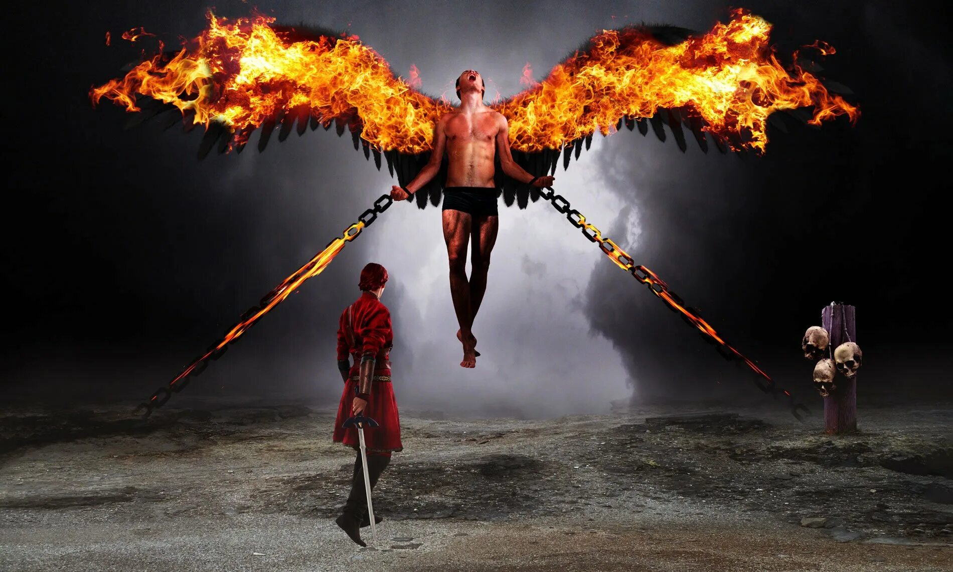 Fire devil