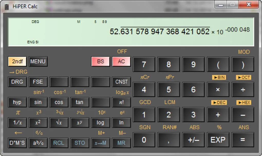 Reverb calculator. Калькулятор Hyper Scientific. Инженерный калькулятор виндовс. Калькулятор Windows. Технический калькулятор.