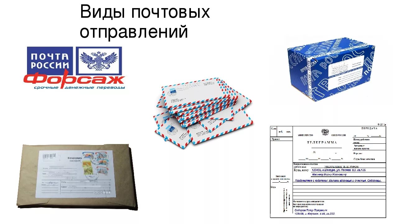 Бандероль род. Виды почтовых отправлений. Письма посылки бандероли. Виды посылок. Типы почтовых отправлений.