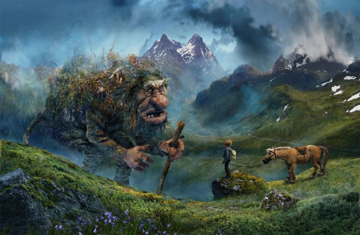 Тролль. Зеркало тролля. Снежная королева зеркало и его осколки. Тролль скандинавия. Тролли живут под мостами.