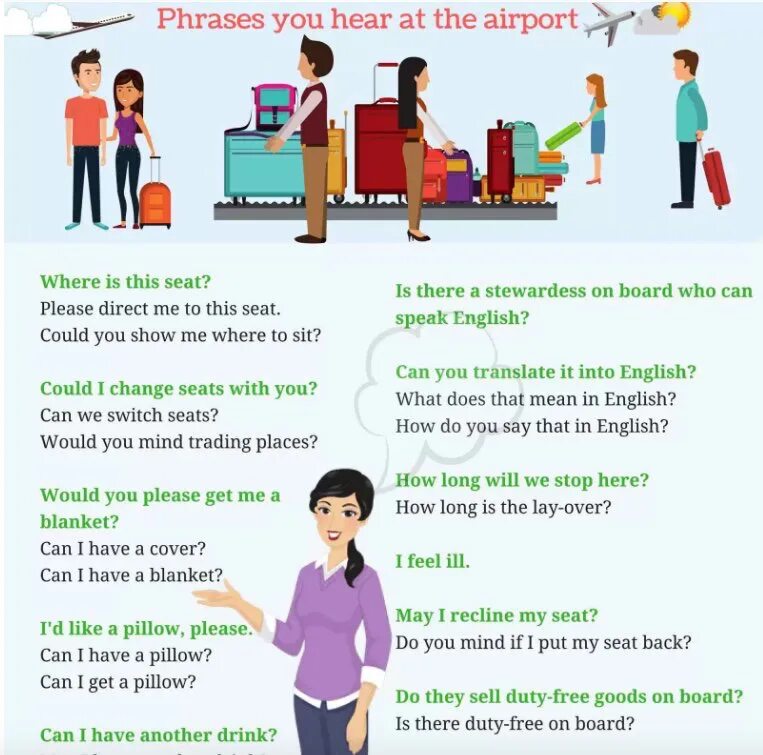 You are at the airport