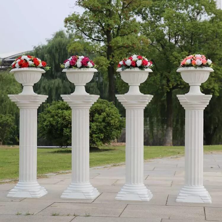 Купить колонны пластиковые. Пластиковые колонны декоративные. Колонна красно белая. Металлическая колонна для декора свадьбы. Белые колонны фестиваль.