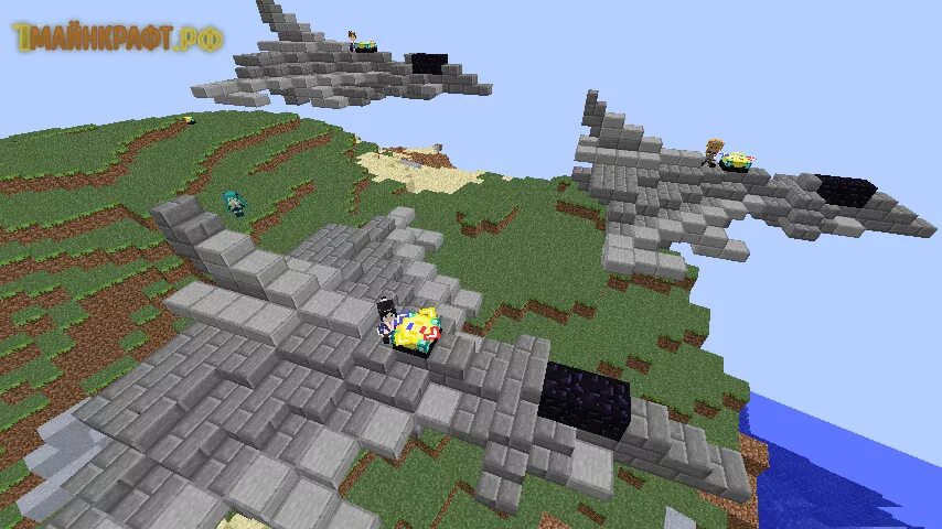 10. Моды майнкрафт летать. 2. Моды майнкрафт летать. Мод на летающие предметы.