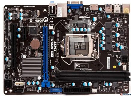 Материнская плата msi b75ma