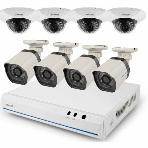 Комплект видеонаблюдения Axis f34 Surveillance System (0779-002) 4 камеры. Видеокомплект "Zmodo POE офис". Видеокомплект Zmodo базовый. Комплект видеонаблюдения на 8 камер 8821. Купить уличное видеонаблюдение для частного