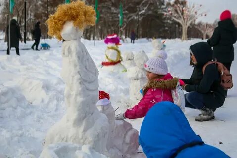 Снежная баба новосибирск