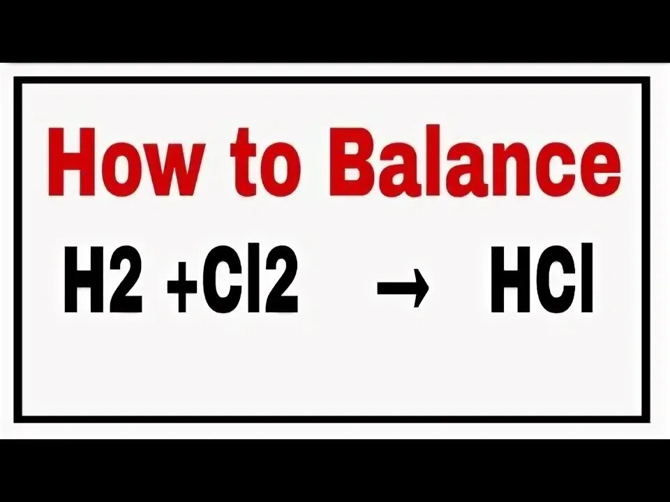 Hi cl2 hcl i2