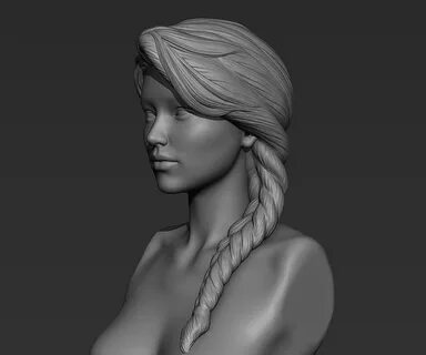 Hair 3d model