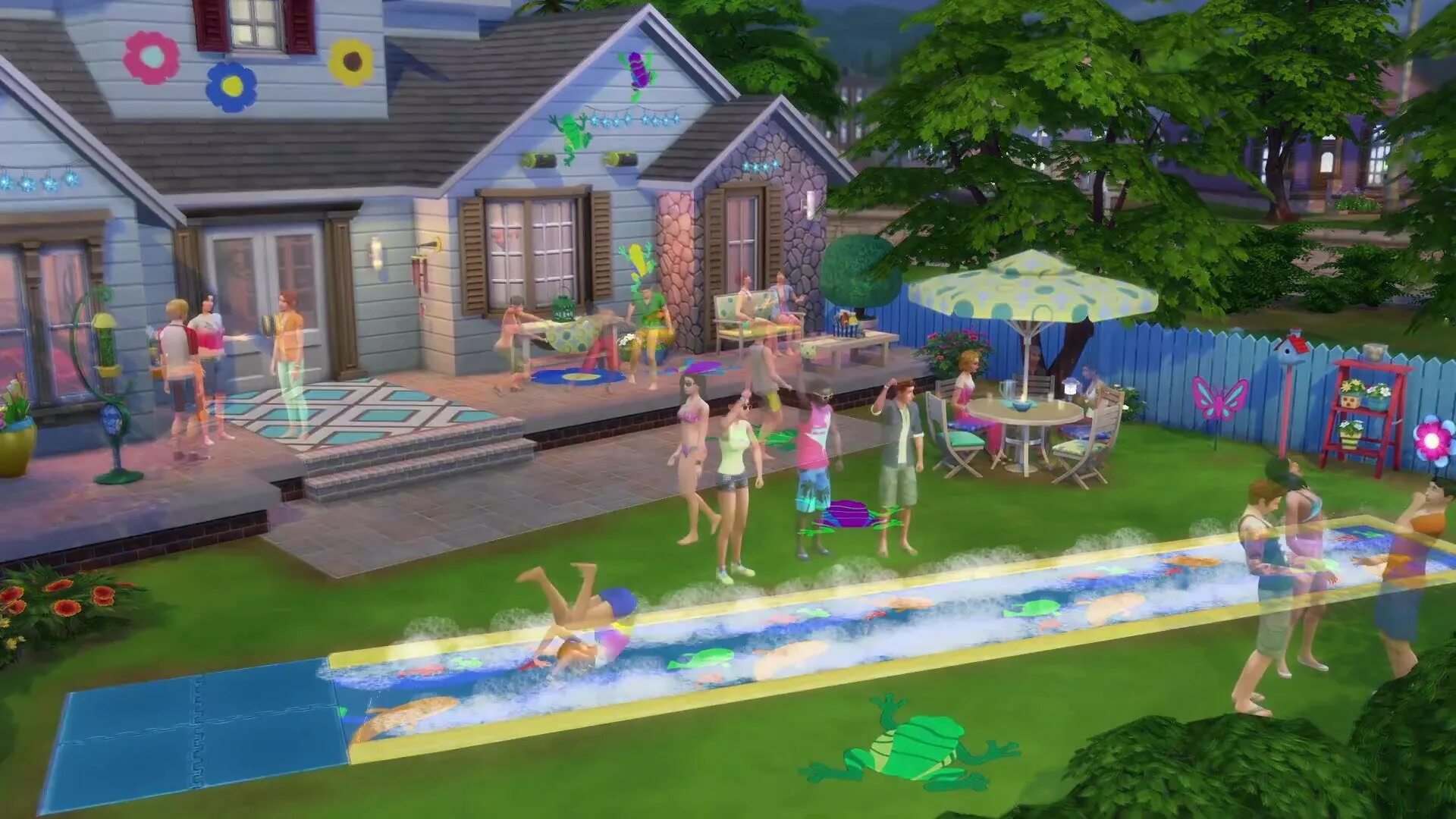 Игра симс новая версия. SIMS 4 задний двор. The SIMS 4 внутренний дворик. SIMS 4 Backyard. Backyard stuff SIMS 4.