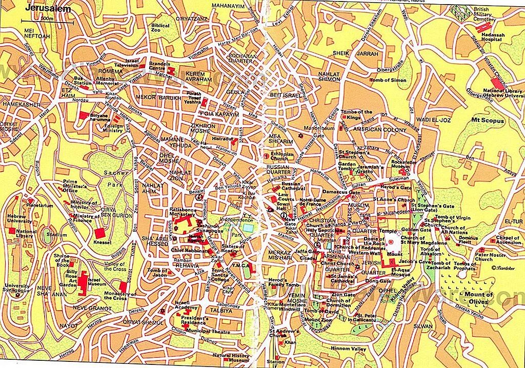В какой стране находится город иерусалим. Иерусалим план города. Туристическая карта Иерусалима. Районы Иерусалима на карте. Карта Иерусалима на русском.