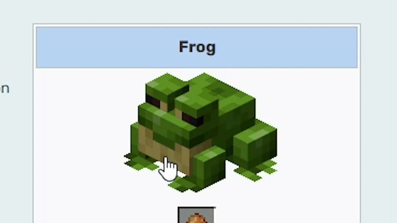 Frog mod minecraft