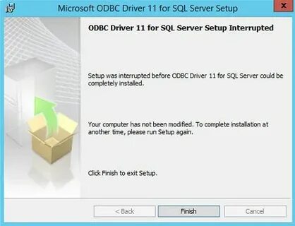 Odbc sql server