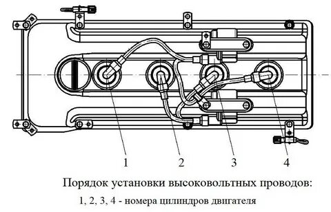 Схема подключения высоковольтных