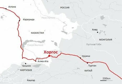 Граница китая хоргос
