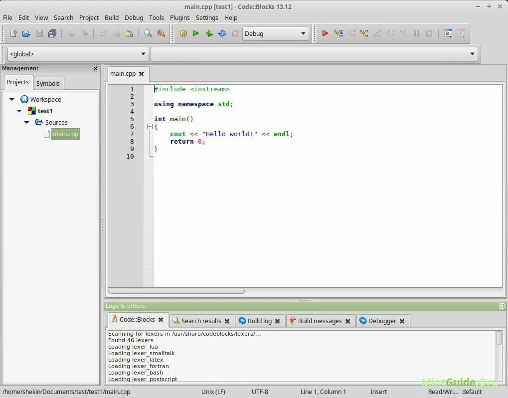 Code blocks windows. Code::blocks 20.03. c++ интерфейс программы. интерфейс программы фортран. code blocks linux.