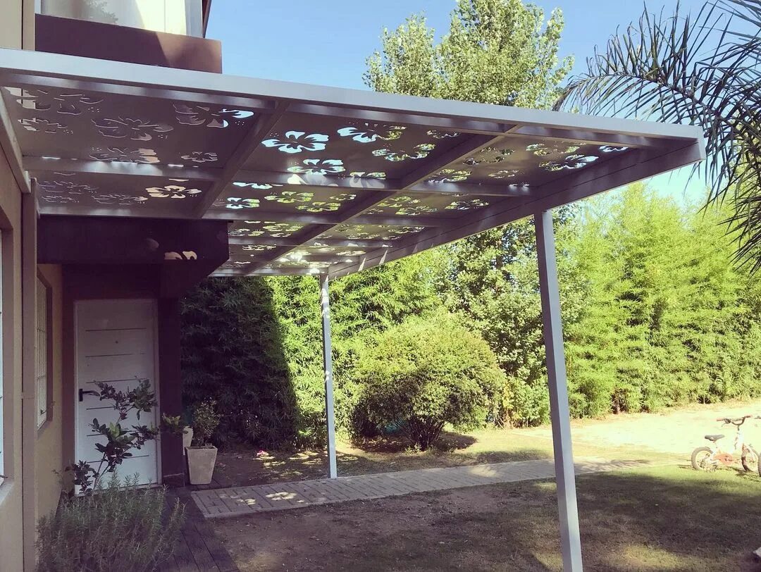 Como hacer una pérgola de hierro sin soldar