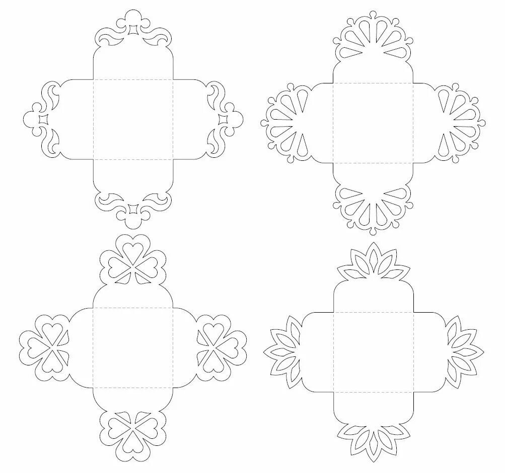 Трафарет коробочки для вырезания из бумаги шаблоны des boites de dragées ou autres en forme de papillons !!!!!! Paper crafts, Gift