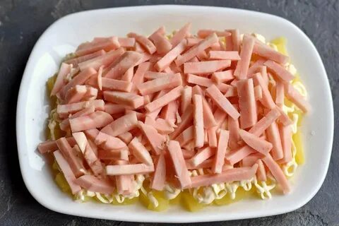 Ветчина с крабовыми палочками