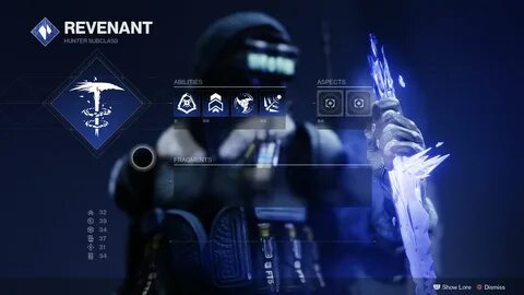 Destiny 2: Beyond Light Stasis abilities for Hunter Revenant detailed.