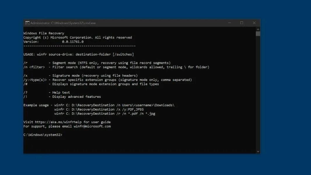 Windows file recovery. File recovery windows 10. windows microsoft com recovery. как посмотреть данные в рекавери виндовс 10.